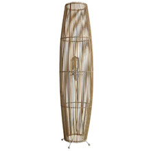 Arley Natural Cane Floor Lamp