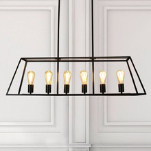 Reuten Steel 6 Light Linear Pendant