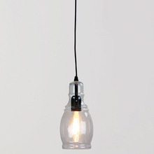 Pritchard Glass Bottle Pendant Light