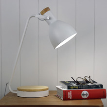 Blaise Metal & Wood Desk Lamp