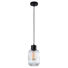 Hyo Reeded Glass Capsule Pendant Light