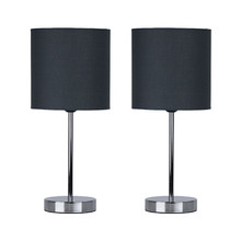 Veronika Steel Table Lamps (Set of 2)