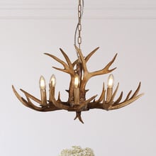 Tucker Antler Polyresin 6 Light Pendant