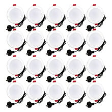 Abold 90mm Cut Out LED 10W Recessed Downlight (Set of 20)