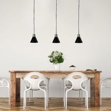 Vega Steel 3 Light Pendant