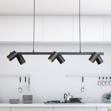 Parker Steel 6 Light Pendant