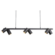 Parker Steel 6 Light Pendant