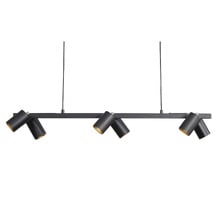 Parker Steel 6 Light Pendant