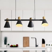 Halle Linear Steel 4 Light Pendant