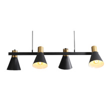 Halle Linear Steel 4 Light Pendant