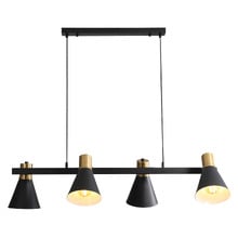Halle Linear Steel 4 Light Pendant