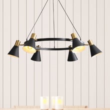 Halle Steel 6 Light Pendant