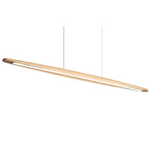Irvin Ash wood LED Linear Pendant Light