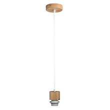 Smarti Pine Wood Suspension Cord Pendant Light