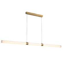 Harrison Steel LED Linear Pendant Light