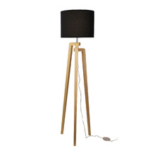 Alba Wooden Tripod Floor Lamp
