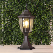 Saugus Pillar-Mounted Aluminium  Exterior Fence Light