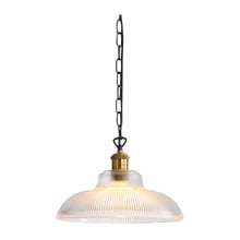Caribou Ribbed Glass Pendant Light