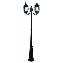 Saugus Aluminium Twin Head Exterior Lamp Post