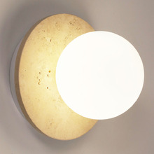 Solene Beige Travertine Wall Light