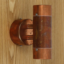 Sora Copper and Brass Up/Down Outdoor Wall Light