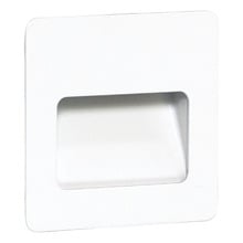 Kekoo White Metal 3W Tri-colour LED Recessed Wall Light