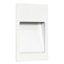 Kekoo White Metal 6W Tri-colour LED Recessed Wall Light