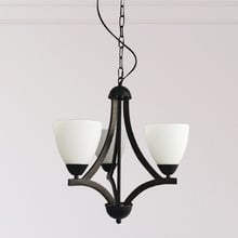 Orford Opal Glass 3-Light Pendant