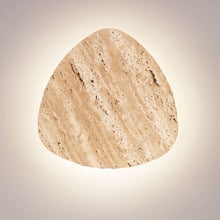 Raleigh Travertine Tri-Colour LED Wall Light