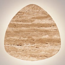 Raleigh Travertine Tri-Colour LED Wall Light