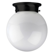 Shelton Opal Glass 20cm DIY Batten Fix Light