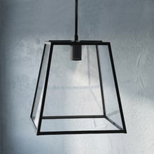 Legnano Flared Metal & Glass Pendant Light