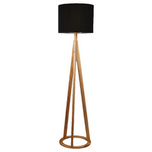 Cheswick Rubberwood Tripod Floor Lamp