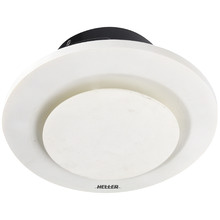 White Heller Round Ducted Bathroom Exhaust Fan