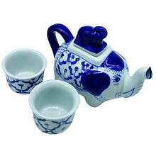 3 Piece Elephant Elijah Tea Set