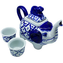 3 Piece Elephant Amelia Tea Set