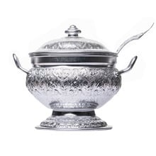 Sylas Aluminium Serving Bowl with Lid & Ladle