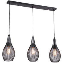 Ghent Teardrop Metal 3 Light Linear Pendant