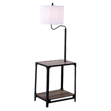 Cleo Iron Floor Lamp with USB