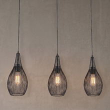 Ghent Teardrop Metal 3 Light Linear Pendant