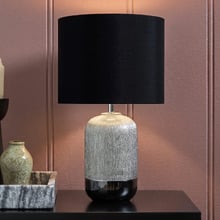 Vivi Ceramic & Linen Table Lamp