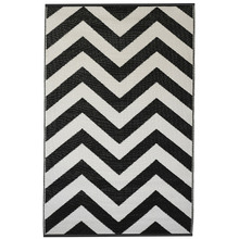 Laguna Black and White Outdoor Rug
