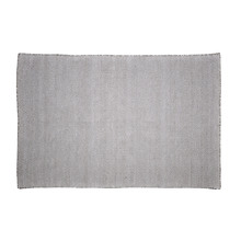 Beige Herringbone Indoor/Outdoor Rug