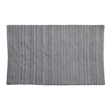 Black Herringbone Indoor/Outdoor Rug