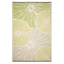 Green Citrus Lily Outdoor Rug