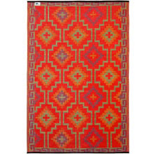 Orange Lhasa Indoor Outdoor Rug