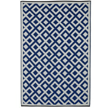 Indigo & White Marina Outdoor Rug