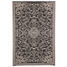 Black & Cream Murano Outdoor Rug