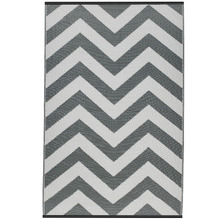 White & Paloma Laguna Chevron Outdoor Floor Mat