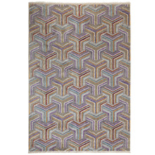 Multi-Coloured Elaye Distressed Rug